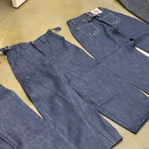 Custom Jeans Raw Selvedge Denim Streetwear Y2K Boys Baggy Jeans Vintage Men’s 16 oz Selvedge Denim Jeans