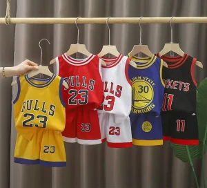 Custom Kids Basketball Jersey Set 2pcs Quick-Dry Youth Sports Uniform Professional Team Training Suit for Boys