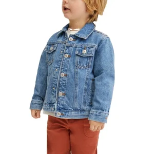 Custom Kid’s Denim Jacket Toddler Unisex 100% Cotton Jean Coat Children Boys Denim Jacket