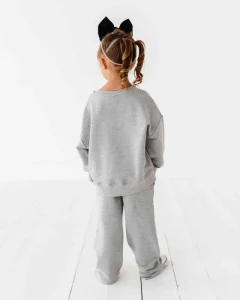 Custom Kids Hoodie Tracksuit Set 2 Piece Sportswear Outfit Boys Cotton Hooded Sweatshirt and Warm Winter Jogger Sets OEM ODM