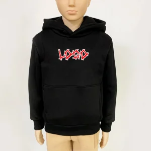 Custom Kids Hoodies High Quality Cotton Fleece Black Children’s Hoodies Sweatshirts Bay Boys Hoodies