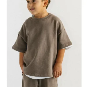 Custom Kids Plain t Shirts Boy Summer 100% Cotton t Shirts Kids Oversized Tshirt