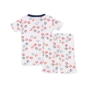 Custom Kids Pyjamas Set Spring Cartoon Pattern 100% Cotton Short Sleeve Boys Girls’ Sleepwear