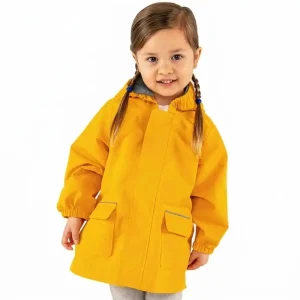 Custom Kids Waterproof Hooded Windproof Shell Jacket for Boys and Girls Outdoor