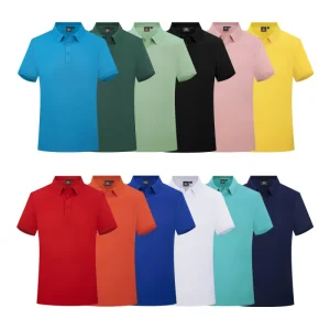 Custom LOGO High Quality Cotton Plus Size Men’s Polo Shirts Plain Sublimation Uniform Golf Fit Boys Polo T-shirts