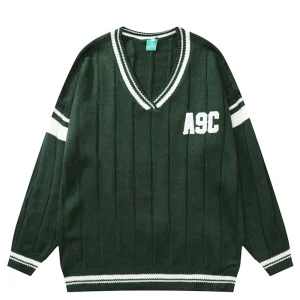 Custom LOGO Uniform Jacquard Knit Sweater Men Pullover Cotton Plus Size Boys Sweaters Men’s Sweaters Knitted Top