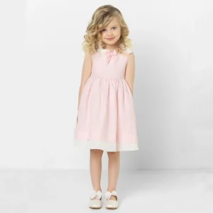 Custom Latest Summer Children Clothes O-neck Sleeveless High Quality Girls’ Dresses