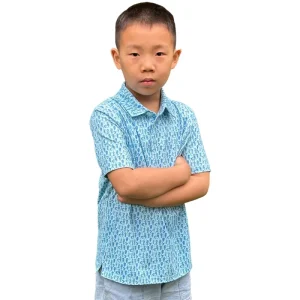 Custom Logo Dry Fit Polo T-Shirt for Children and Boy Youth Quick-Drying Jersey Golf Wear Casual Style Parent-Child Clothing