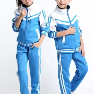 Custom Logo Kindergarten Primary School Sports Wear for Boys and Girls Kids School Uniform Tracksuits Sets