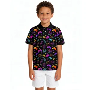 Custom Logo Quick Dry Plain Casual Golf Polo t Shirt Boys T shirts Kids Uniform Ice Silk Original Polo Shirts