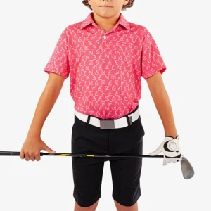 Custom Logo Sublimation Print UPF 50 Sun Protection Top Children’s Clothing Boys Kids Boys Golf Polo Shirts
