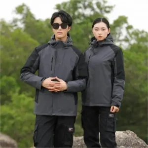 Custom Men’s Warm Waterproof Pullover Winter Jacket for Outdoor Hiking Windbreaker with High for Boy