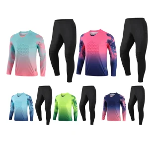 Custom New Model Boys White Color Football Goalkeeper Soccer Sublimation Sport Football Jersey With Price Uniforms
