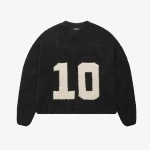 Custom Number Knitwear Homme Sweater Boy with Latest Designs in 100% Cotton Fabrics for Sports and Streetwear Fashion