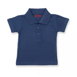 Custom Organic Cotton Baby Boy T Shirt Set Summer Outfits for Newborns 0 4T Kids Polo Shirt with Snaps