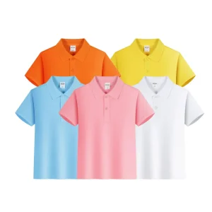 Custom Polo Shirt for Kids and Girls Cloth With Printing Embroidery Logo Children Uniform Kid Polo Shirt