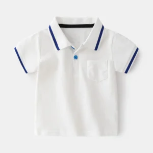 Custom Polo Shirts With Embroidery Logo Kids Uniforms School Polo Shirt Blank Boys T shirts Polo Shirts