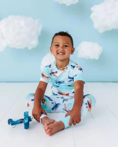 Custom Print Bamboo Fiber Toddler Kids Pajamas Clothing Baby Pajamas 0 5Years