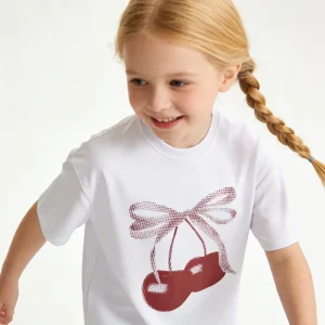 Custom Print and Logo T shirts Boys & Girls Casual O neck Short Sleeve Breathable Quick Dry Summer T shirts Kids Clothes 2 7Ages