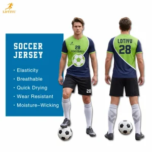 Custom Quick Dry Breathable Soccer Jersey Set for Boys Summer Mesh Uniform Short OEM Service Automated Cutting Blank Team Name