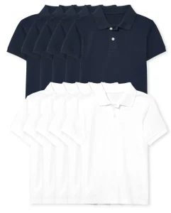 Custom School Uniform Children’S Polo T Shirts Boys Pique Polo