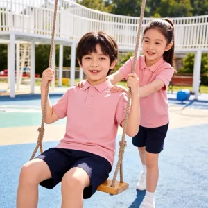 Custom School Uniforms for Boys Girls Teacher Custom Printing Embroidery Logo Summer Short Sleeve Multicolored Polo Shirts