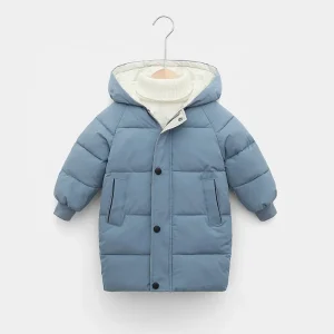 Custom Warm Winter Cotton Coat Boy Girl Waterproof Puffer Jacket Kids Padded Down Jackets Breathable Winter Jacket