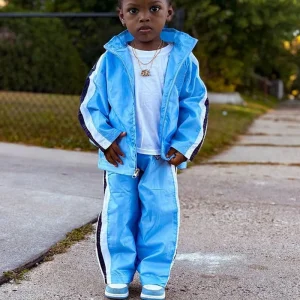 Custom Windbreaker Kids Jacket Set Tracksuit for Boys Tracksuit Set