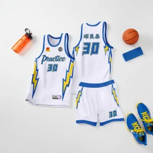 Custom Youth Basketball Jersey Fully Customizable Boys Team Uniform Sets Plus Size Option Long Lasting Sublimation Printing