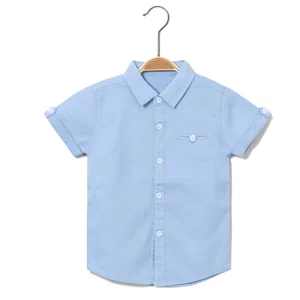 Custom logo Kids Soft 100%cotton Short Sleeve Top Tee Shirt Boys School Uniforms Children’s Polo Shirts