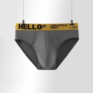 Custom logo Men’s Underwear Triangle Shorts Large Size Boxers Boys Underpants Loose Breathable Embroidered Students’ Choice ODM
