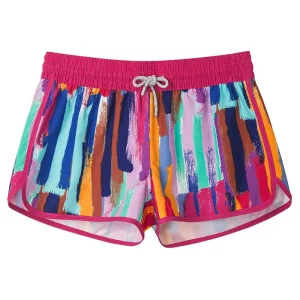 Customizable Sublimation Sports Beach Shorts Design Quick Dry Swimming Trunks for Girls