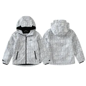 Customize Kids Jacket Spring and Autumn Jacket Waterproof for Boys Reflective Raincoat for Teenagers Windbreaker Jacket Kids
