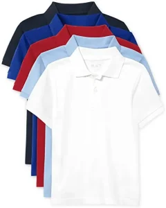 Customize Kids Short Sleeves Golf Performance Polo Girls 100% Cotton Boys School Uniform Pique Polo Shirt