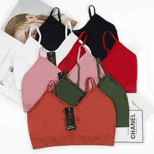 Customize Popular Seamless Chest Sports Boob Tube Top Wrapped Chest Girl Lady Vest