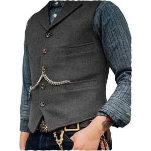 Customized Design Men Vest Warm Waistcoat