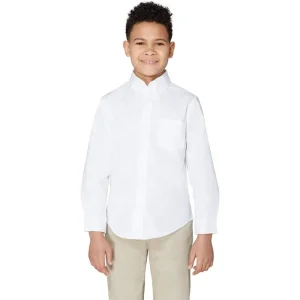 Customized School Uniform Boys Dress Shirt Long Sleeve Shirts