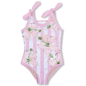 Customized Summer Cute Kids Girl Swimsuit Sleeveless Style for 3t-14t Kids