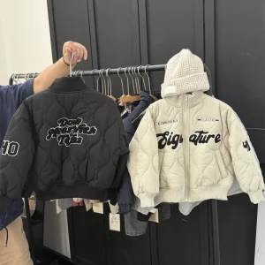 Customized Thickened Boys Cartoon Sports Jacket Warm Outdoor Winter Casual Jacket