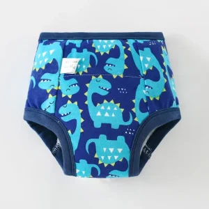 Customized Washable Baby Boy Child Toddler Potty Training Pant Briefs Waterproof Cotton Absorbent Toilet Pee Learning Underwear