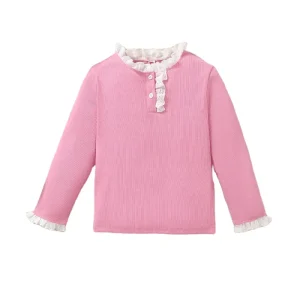Cute Autumn Girls Shirts Clothing Long sleeve Tops for Kids Children Blouse Teen