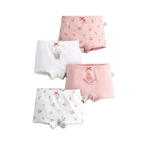 Cute Baby Girls Cotton Underwear Set Breathable Panties Children Underwear Animal Pattern