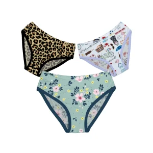 Cute Bamboo Cartoon Print Underwear for Boys and Girls Breathable Feature