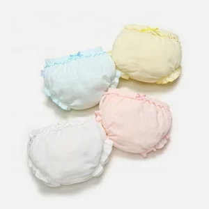 Cute Cartoon Kids Cotton Little Girl Reusable Breathable Briefs Panties Baby Girls Underwear All Season