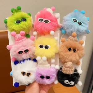 Cute Cartoon Style Plush Animal Headband Sweet Hair Ties for Kids Funny Hair Accessories