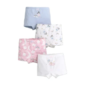 Cute Children’s Underwear Set Ages 3 15 Little Kids Play Shorts Baby Girl Panties Animal Prints Allowed