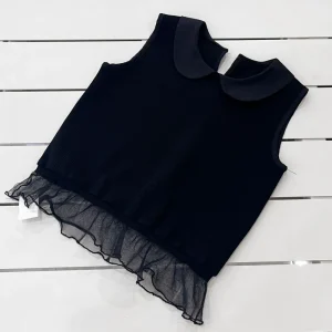Cute Custom Logo Lightweight Girls Vest Kids Breathable Cotton Summer Sleeveless Knitwear Skin Friendly Top