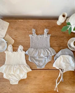 Cute Girls’ Bikini Swimwear Children’s Fashion Rompers and Kids Clothes