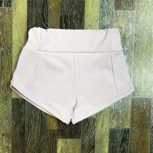 Cute Girls Solid Yoga Shorts Custom Color Girls Active Wear Shorts Girls Clothing
