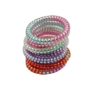 Cute Hair Accessories Hair Ties for Kids Elastic Bracelet Headband Kids Elastic Hair Ties Telephone Scrunchie